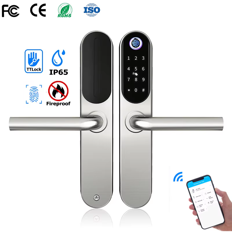 Furniture Sliding Door Hardware - 304 스테인리스 스틸 디지털 스마트 도어락