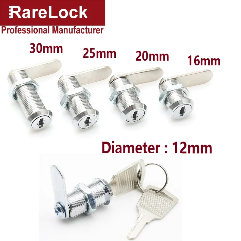Furniture Hardware Cam Lock - 2 개의 키가있는 미니 캠 잠금