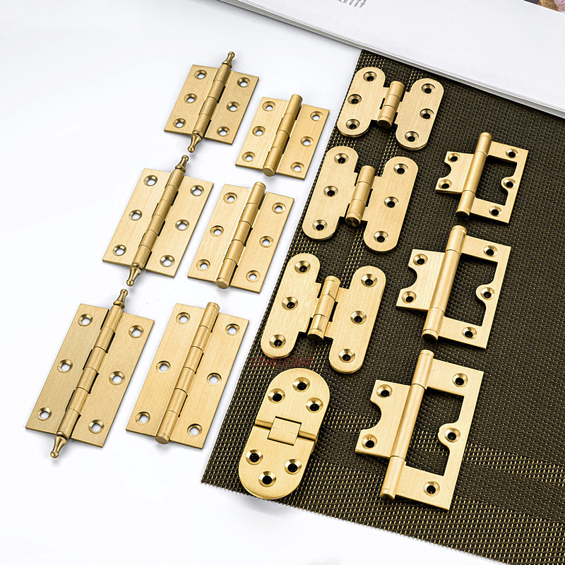 Furniture Hardware Brass - 2pc 황동 캐비닛 도어 힌지 2인치/2.5인치/3인치