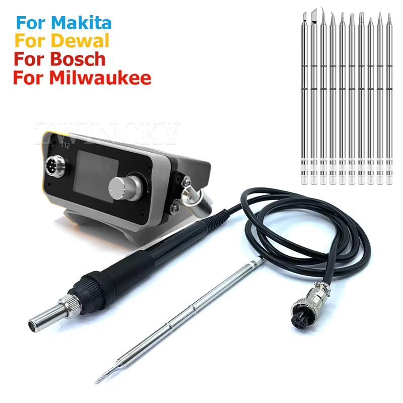 Milwaukee Drill M12 Fuel - 디월트/마키타/밀워키/보쉬용 무선 납땜 인두 스테이션, 18V