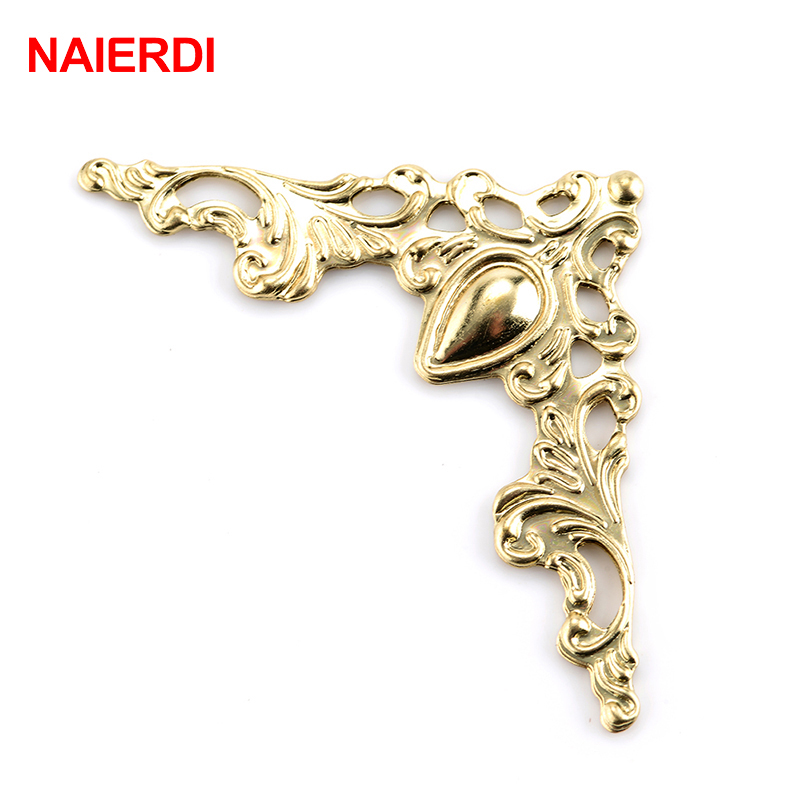 Nal erdi-메탈 박스 앤티크 코너 브래킷 40mm - Furniture Hardware Photos 리뷰 및 가격