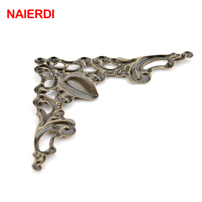 Nal erdi-메탈 박스 앤티크 코너 브래킷 40mm - Furniture Hardware Photos 리뷰 및 가격