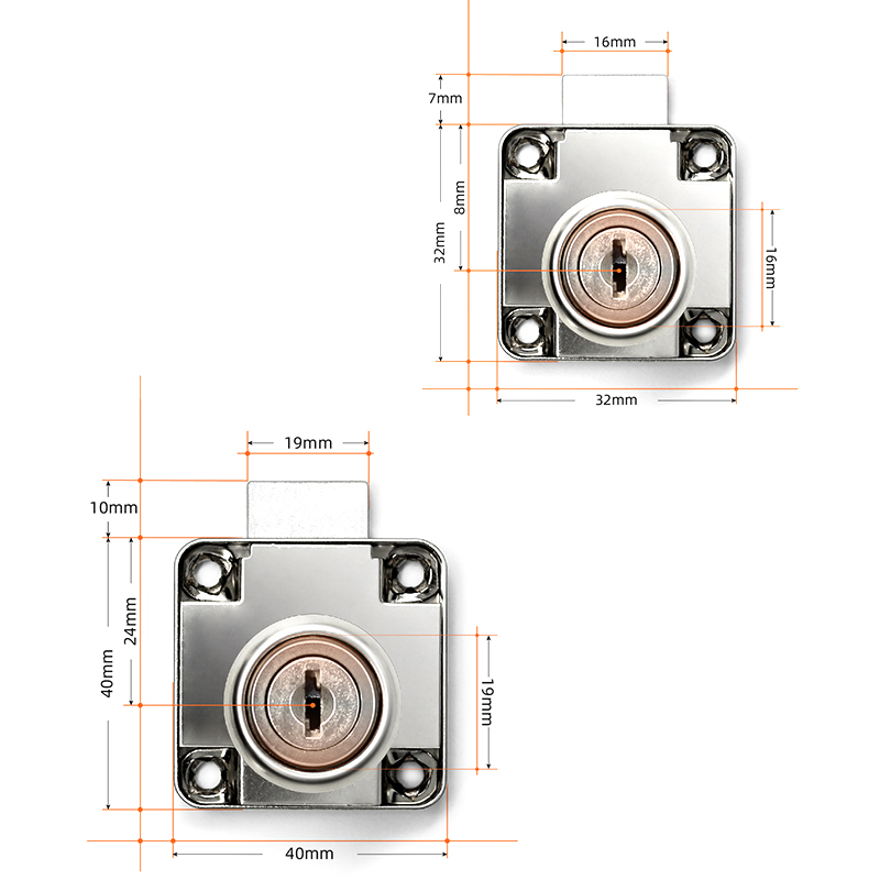 2개의 열쇠가 있는 서랍 잠금장치, 캐비닛 책상 서랍  - Furniture Hardware Cam Lock 리뷰 및 가격