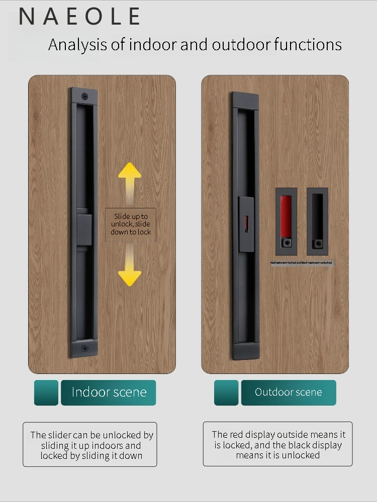 일본식 포켓 슬라이딩 도어 잠금장치, 표시등이 있는 내 - Furniture Sliding Door Hardware 리뷰 및 가격