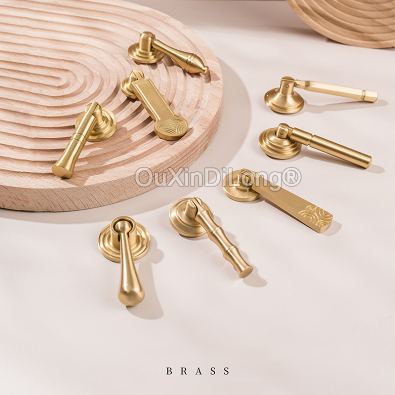 1PCS 중국 스타일 황동 손잡이 워터 드롭 풀 펜던트 - Furniture Hardware Drop Pulls 리뷰 및 가격