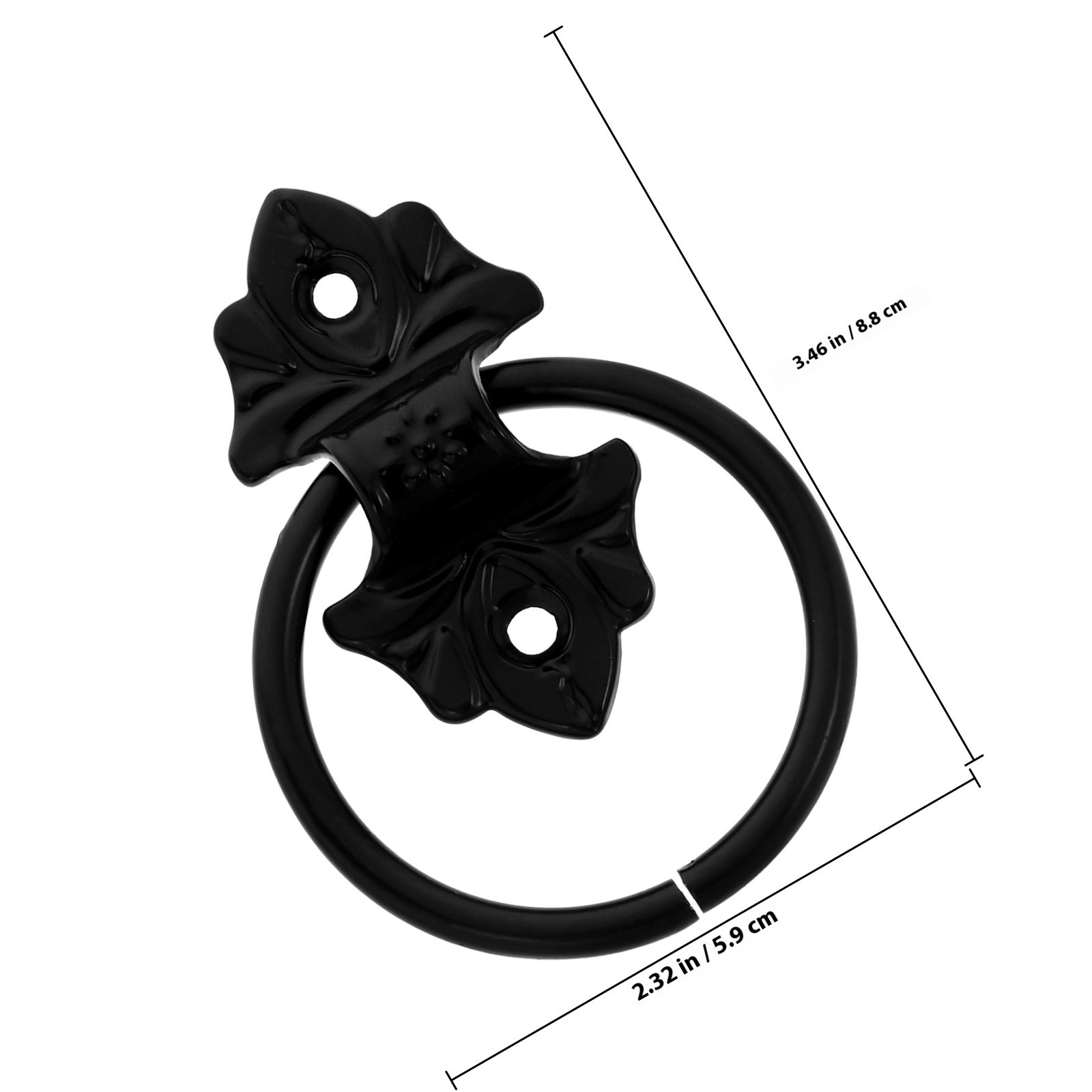 2Pcs 빈티지 라운드 풀 링 서랍 손잡이 클래식 드롭 - Furniture Hardware Drop Pulls 리뷰 및 가격