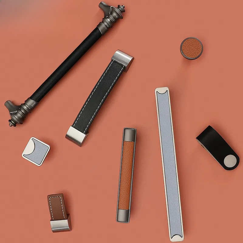 유럽 ​​스타일의 가죽 캐비닛 손잡이 옷장 문 주방 T - Furniture Hardware Brass 리뷰 및 가격
