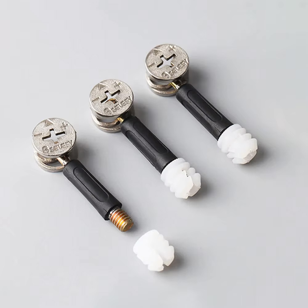 가구 하드웨어 3 in 1 캠 락 커넥터 M6 나사 볼 - Furniture Hardware Cam Lock 리뷰 및 가격