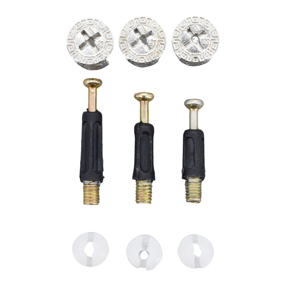 가구 하드웨어 3 in 1 캠 락 커넥터 M6 나사 볼 - Furniture Hardware Cam Lock 리뷰 및 가격
