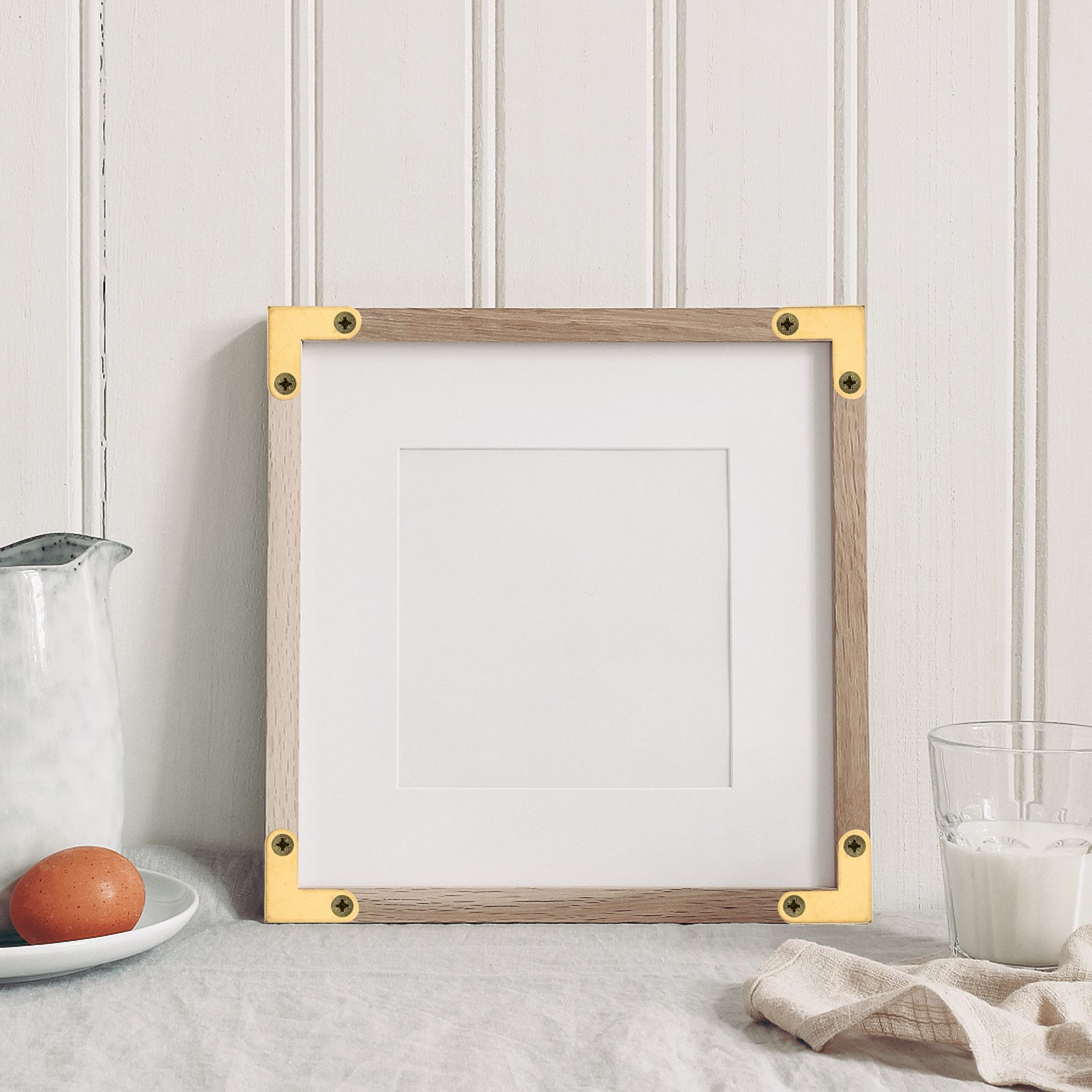 6Pcs 헤비 듀티 솔리드 브래스 L 모양 플랫 코너  - Furniture Hardware Photos 리뷰 및 가격