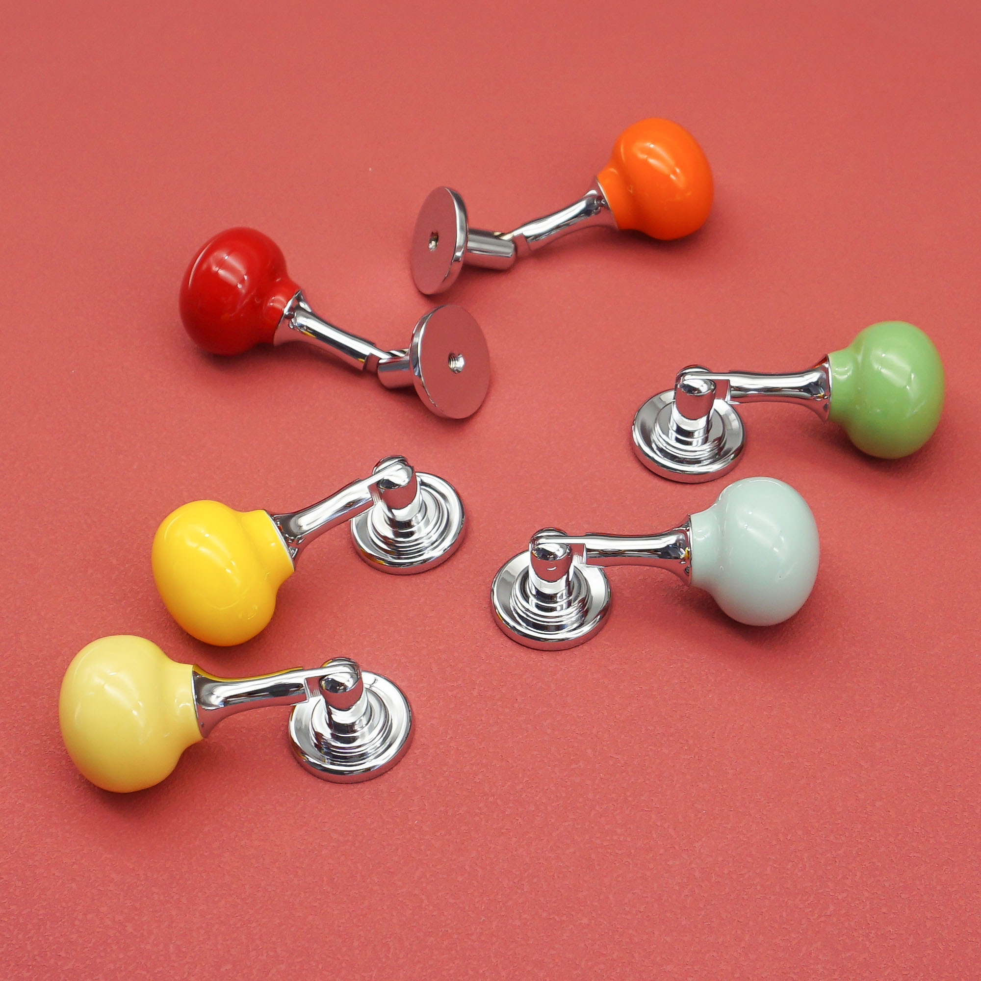 세라믹 볼 캐비닛 핸들, 황동 크롬 서랍 드롭 풀, 다 - Furniture Hardware Drop Pulls 리뷰 및 가격