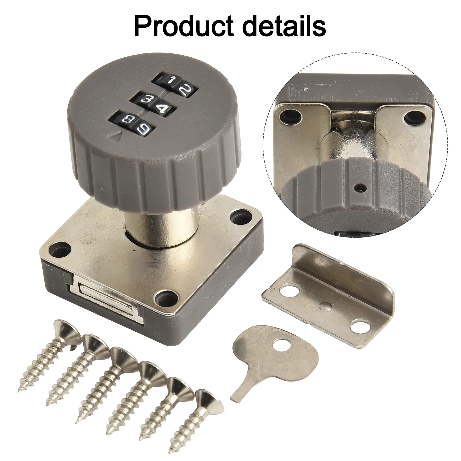 서랍 코드 잠금 3 자리 조합 암호 열쇠가없는 서랍 캠 - Furniture Hardware Cam Lock 리뷰 및 가격