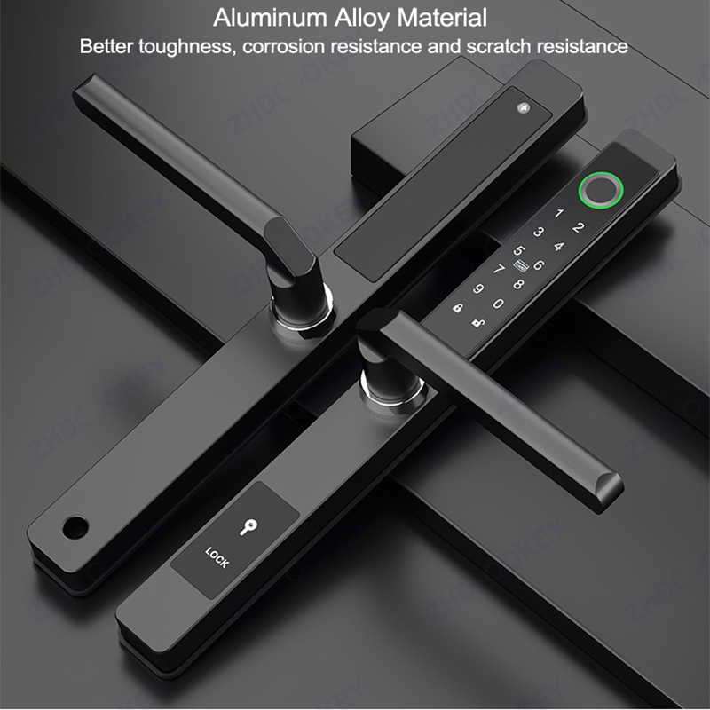 ZHDCOOKEY 생체 인식 디지털 도어락 방수 TTL - Furniture Sliding Door Hardware 리뷰 및 가격
