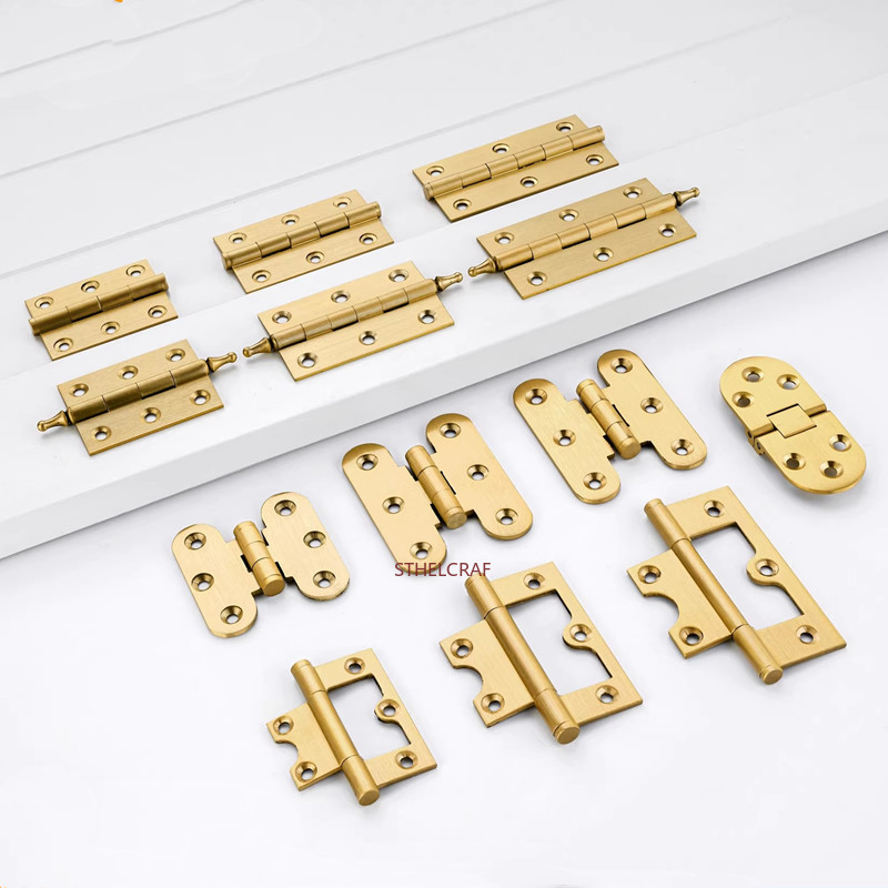 2pc 황동 캐비닛 도어 힌지 2인치/2.5인치/3인치 - Furniture Hardware Brass 리뷰 및 가격