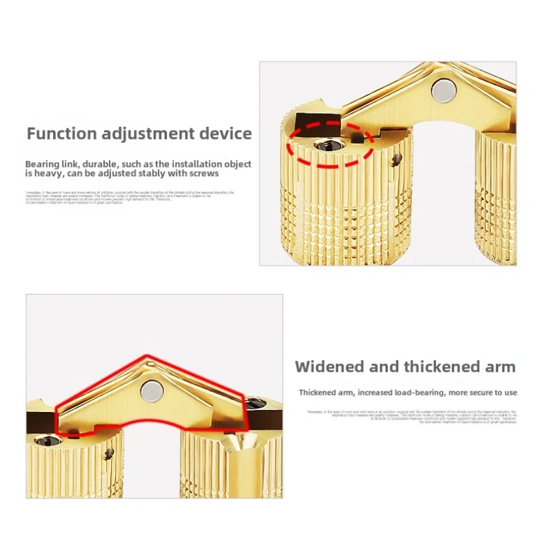 1PCS 구리 황동 가구 경첩 8-16mm 원통형 숨김 - Furniture Hardware Brass 리뷰 및 가격