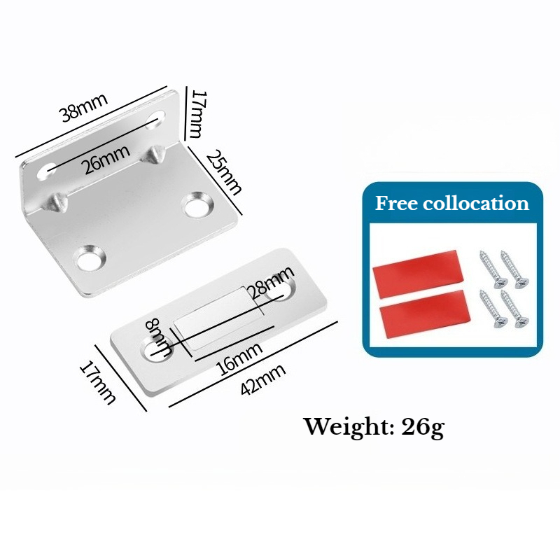2/4/8/12PCS 접착 테이프 및 나사가 포함된 L - Furniture Sliding Door Hardware 리뷰 및 가격