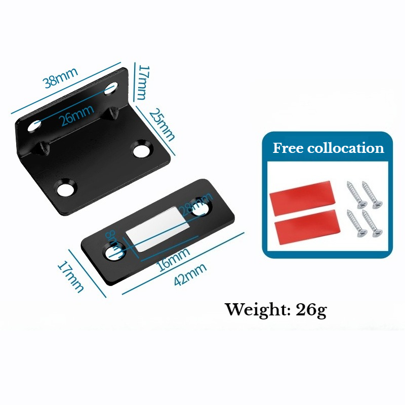 2/4/8/12PCS 접착 테이프 및 나사가 포함된 L - Furniture Sliding Door Hardware 리뷰 및 가격