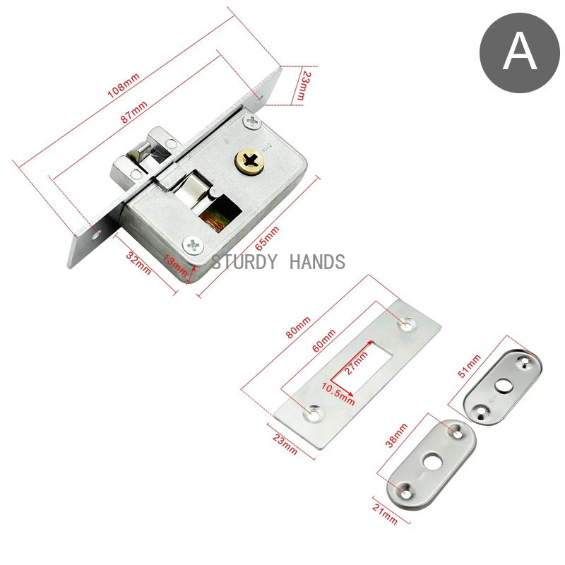 합금 핀 잠금 슬라이딩 도어 보이지 않는 후크 잠금 프 - Furniture Sliding Door Hardware 리뷰 및 가격